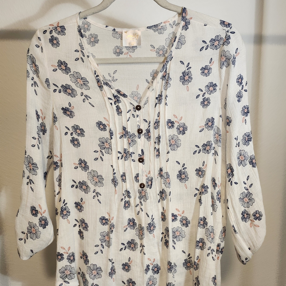 Floral Print Women's Top